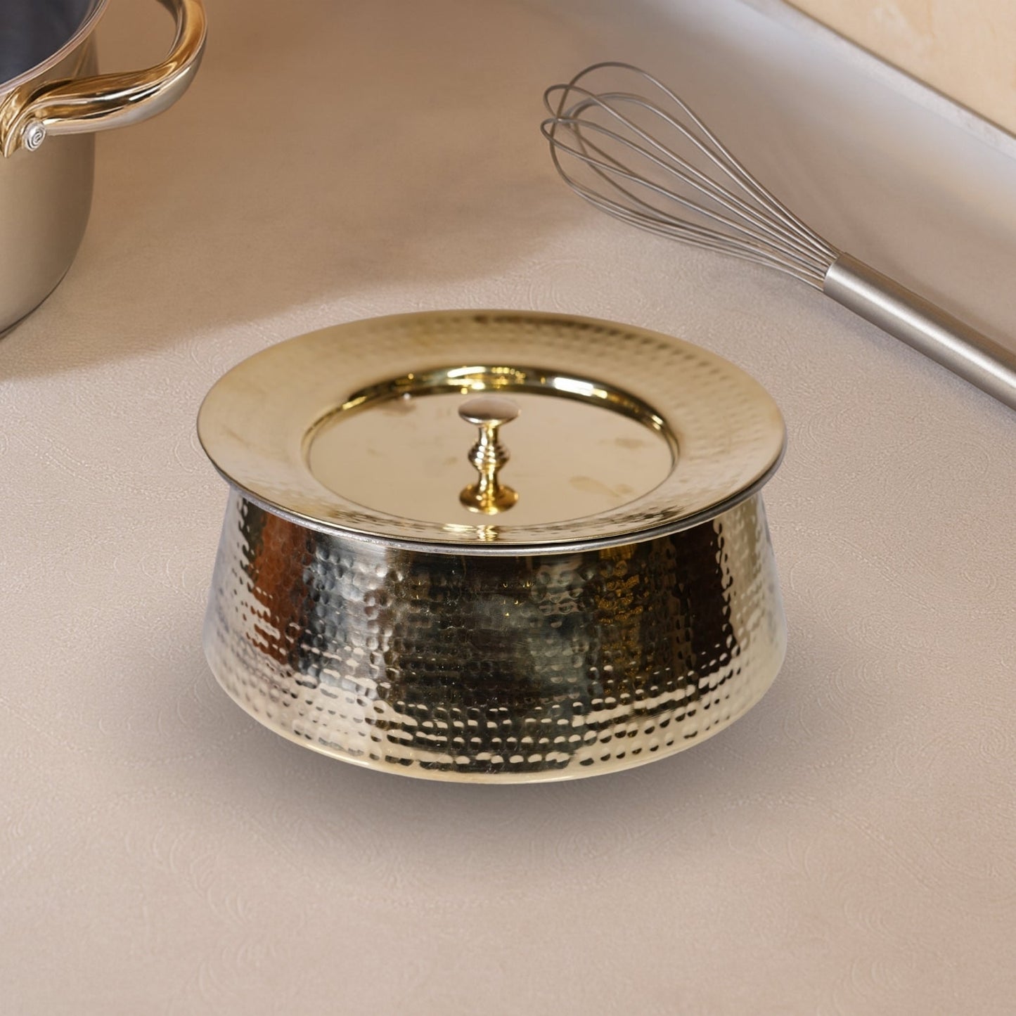 Set of 5 Brass Cookware