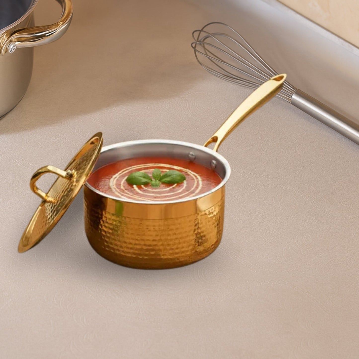 Brass Saucepan / Tea Pan Hammering