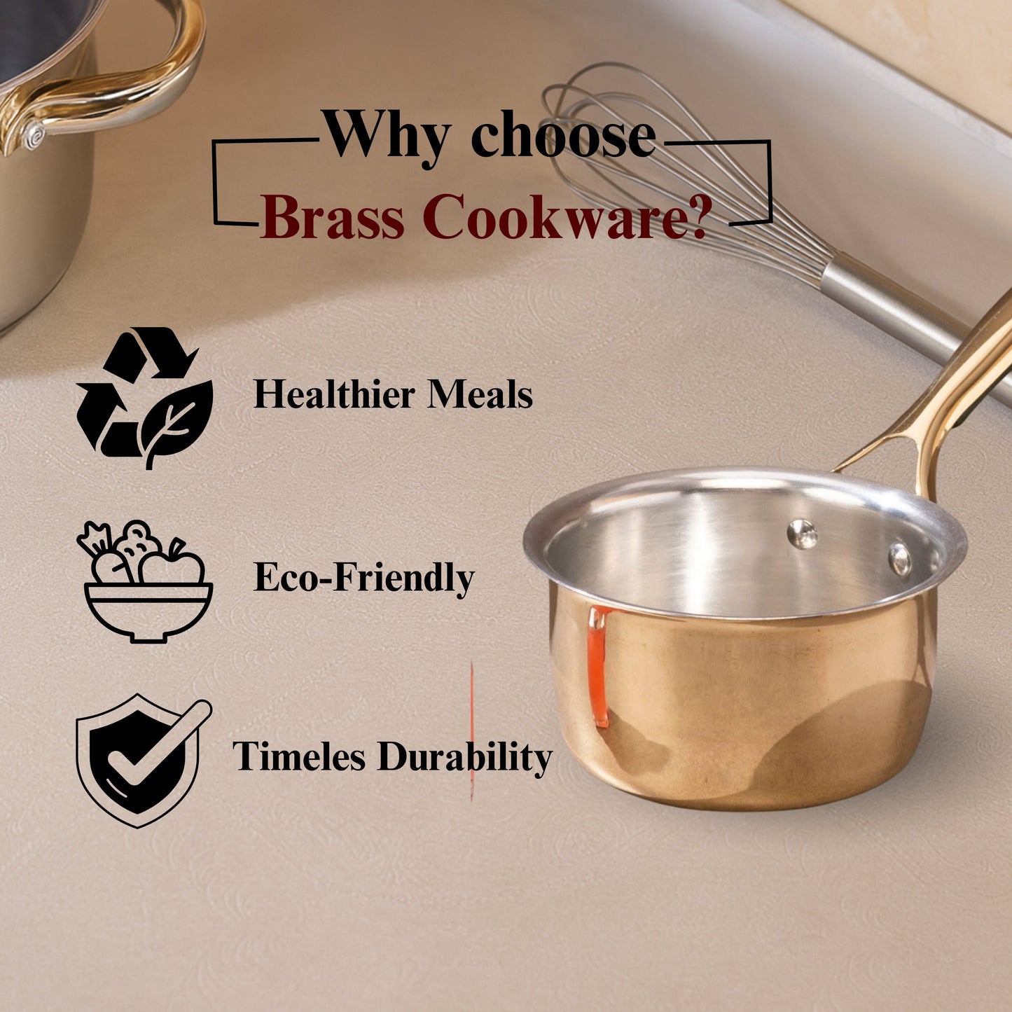 Brass Saucepan / Tea Pan